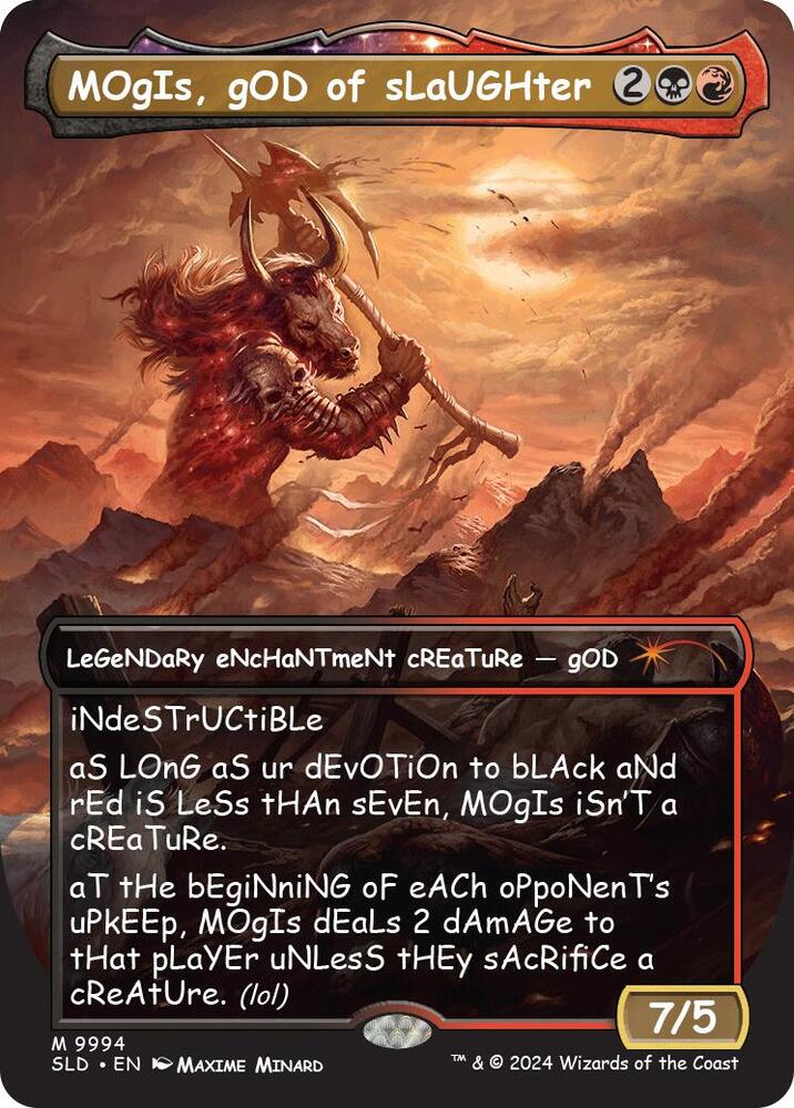 MOgIs, gOD of sLaUGHter (9994) [Secret Lair Drop]