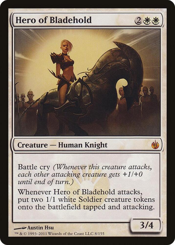 Hero of Bladehold (Mirrodin Besieged) (8) [Oversize Cards]
