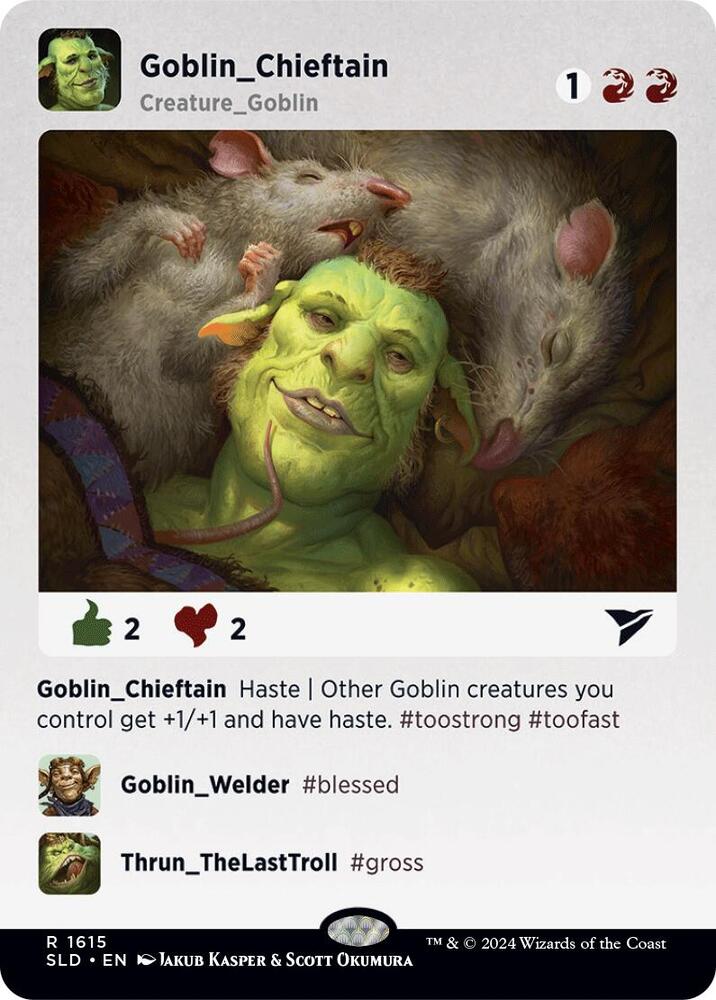 Goblin Chieftain (1615) [Secret Lair Drop]