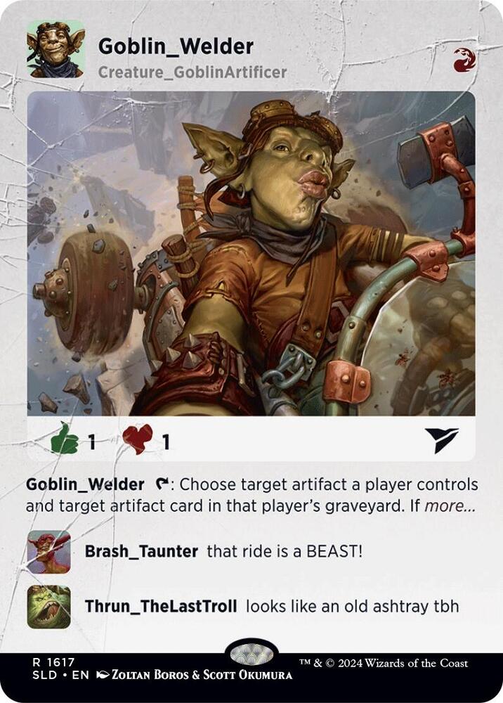 Goblin Welder (1617) [Secret Lair Drop]