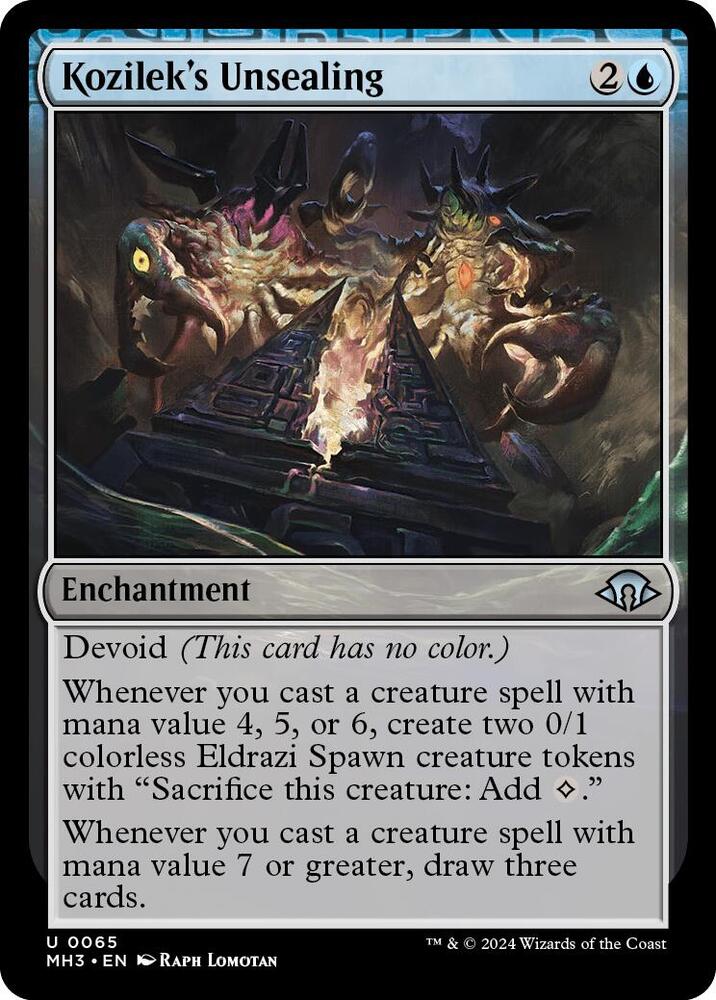 Kozilek's Unsealing (65) [Modern Horizons 3]