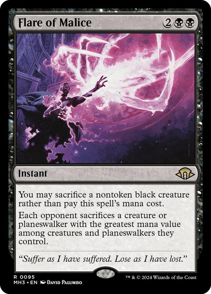 Flare of Malice (95) [Modern Horizons 3]