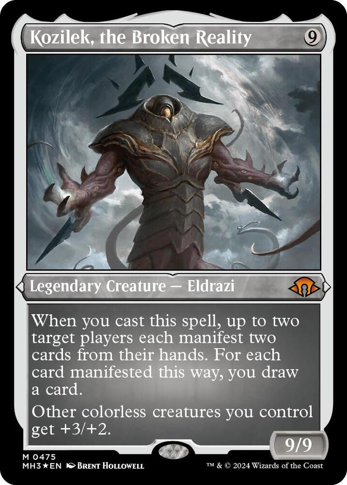 Kozilek, the Broken Reality (Foil Etched) (475) [Modern Horizons 3]