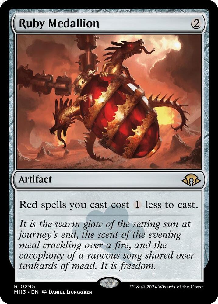 Ruby Medallion (295) [Modern Horizons 3]