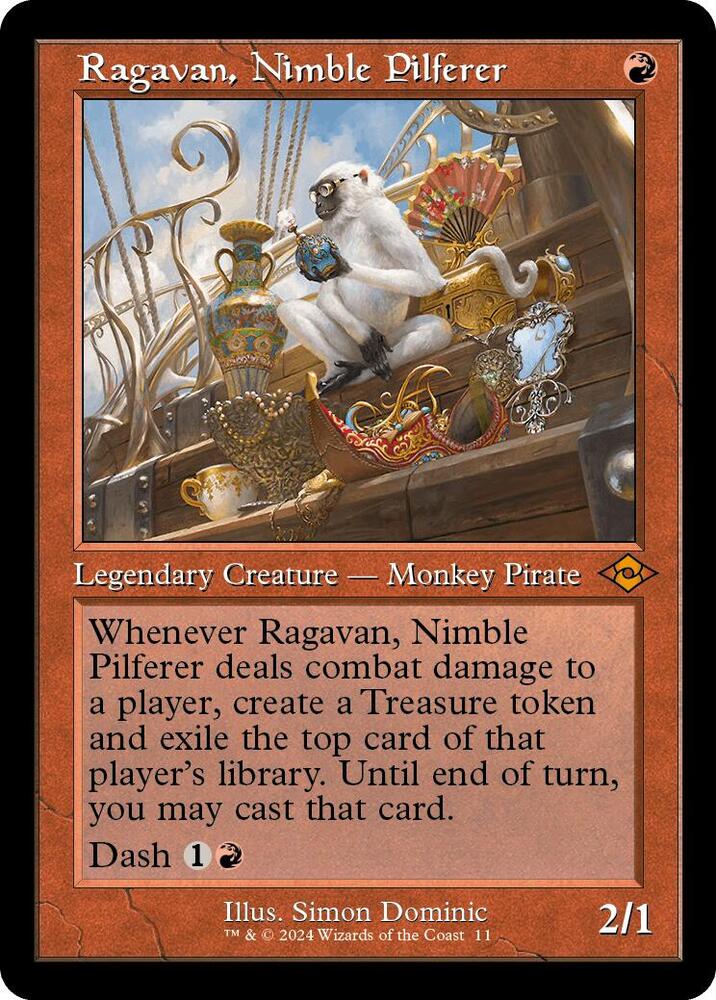 Ragavan, Nimble Pilferer (Retro Frame) (11) [Modern Horizons 2]