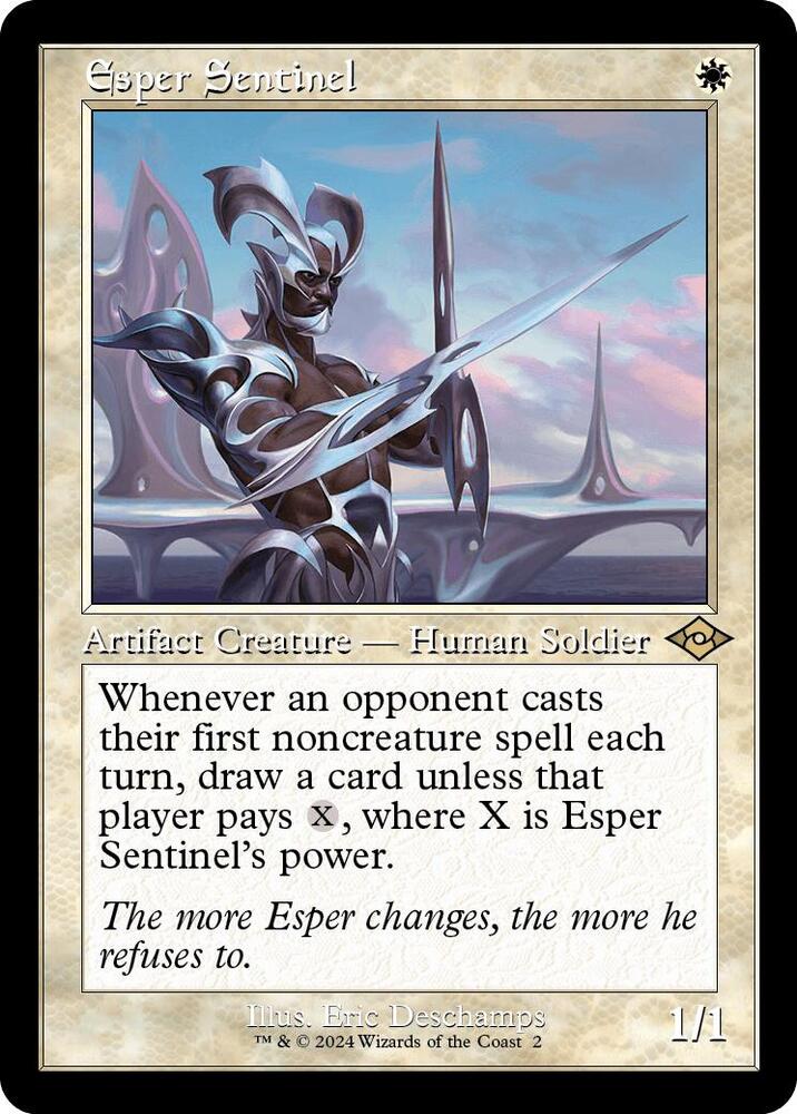 Esper Sentinel (Retro Frame) (2) [Modern Horizons 2]