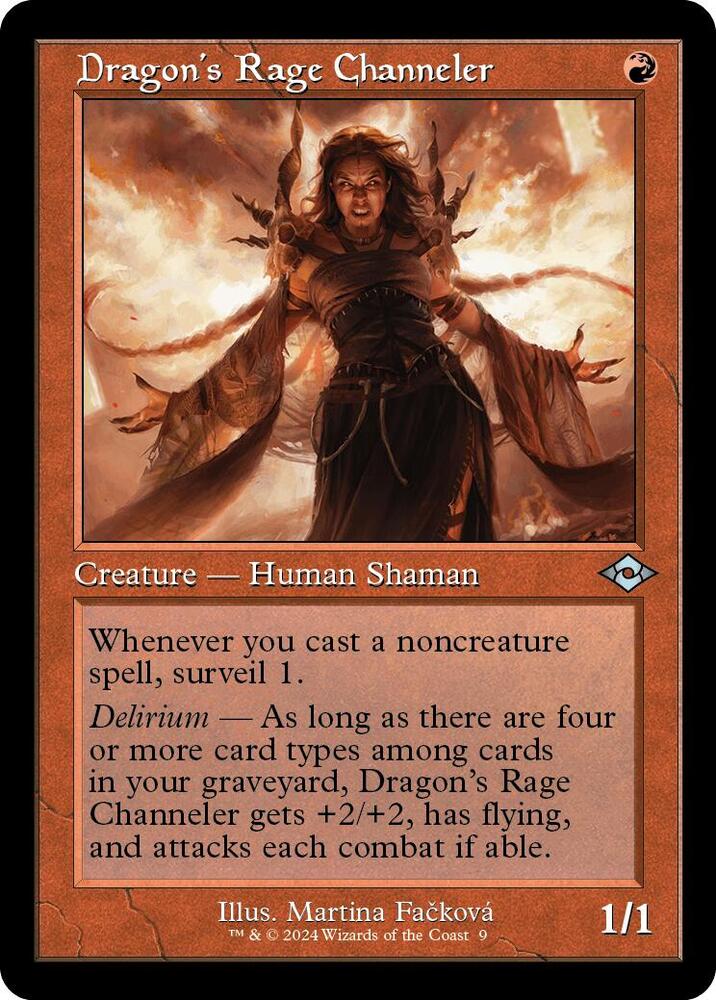 Dragon's Rage Channeler (Retro Frame) (9) [Modern Horizons 2]