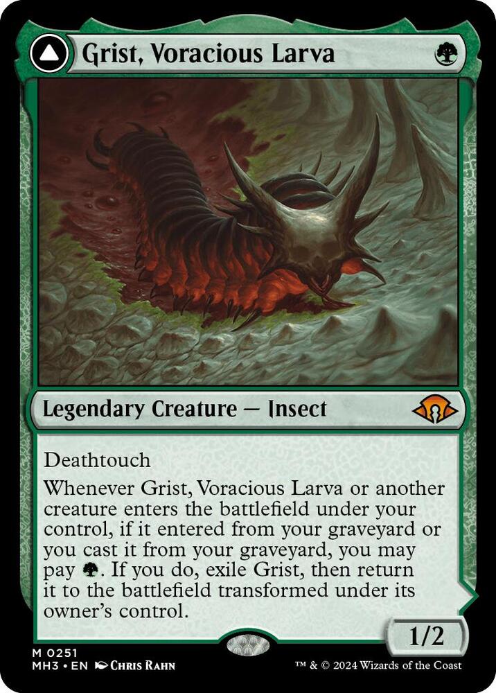 Grist, Voracious Larva (251) [Modern Horizons 3]