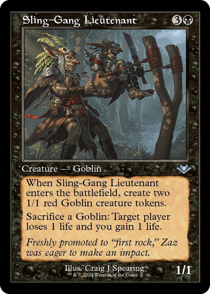 Sling-Gang Lieutenant (Retro Frame) (8) [Modern Horizons]
