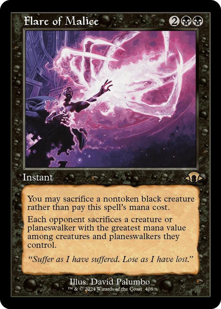 Flare of Malice (Retro Frame) (408) [Modern Horizons 3]