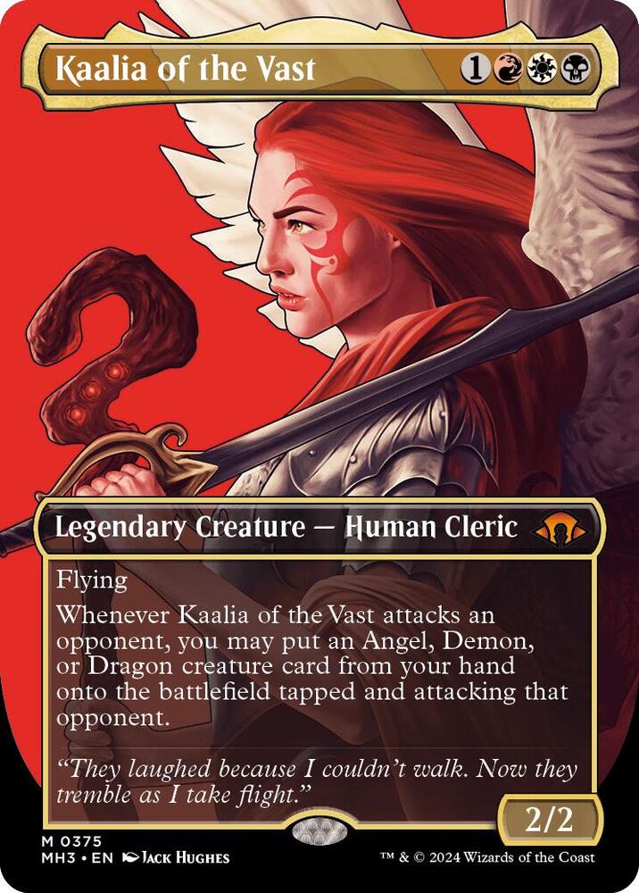 Kaalia of the Vast (0375) (Borderless) [Modern Horizons 3]