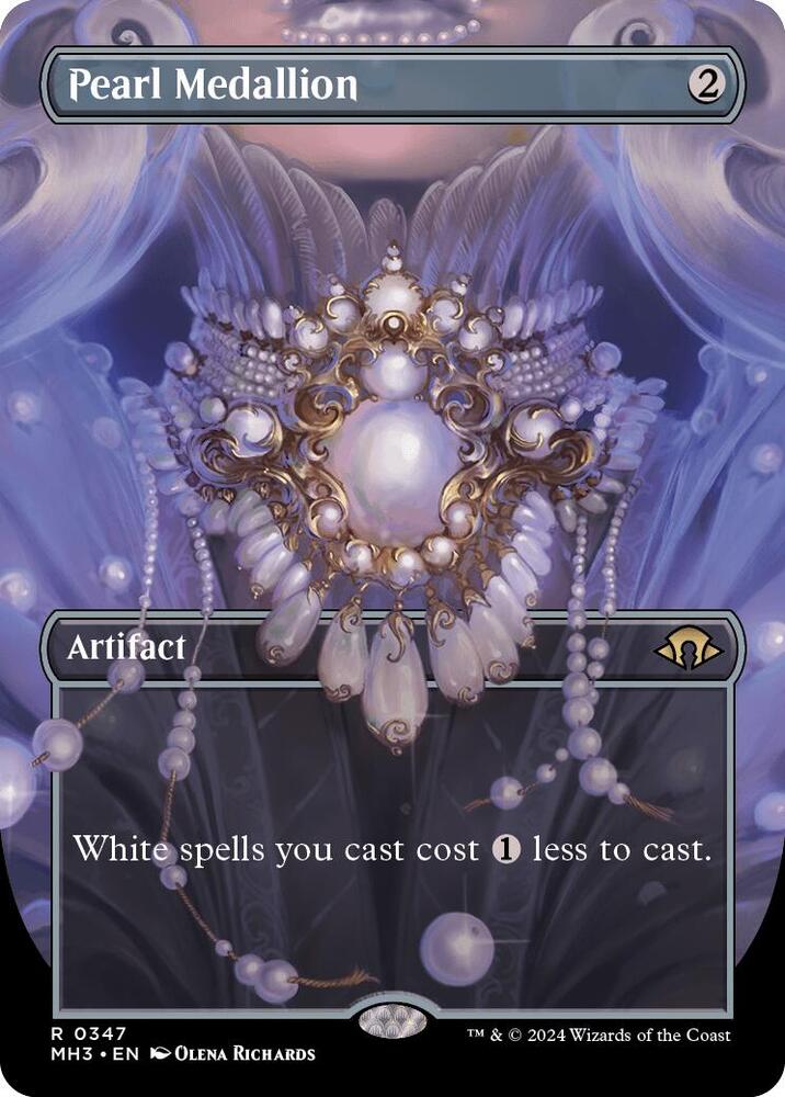 Pearl Medallion (Borderless) (347) [Modern Horizons 3]
