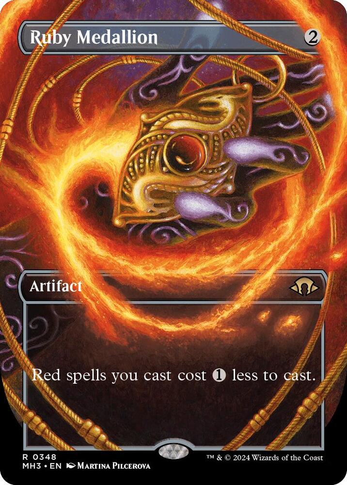 Ruby Medallion (Borderless) (348) [Modern Horizons 3]