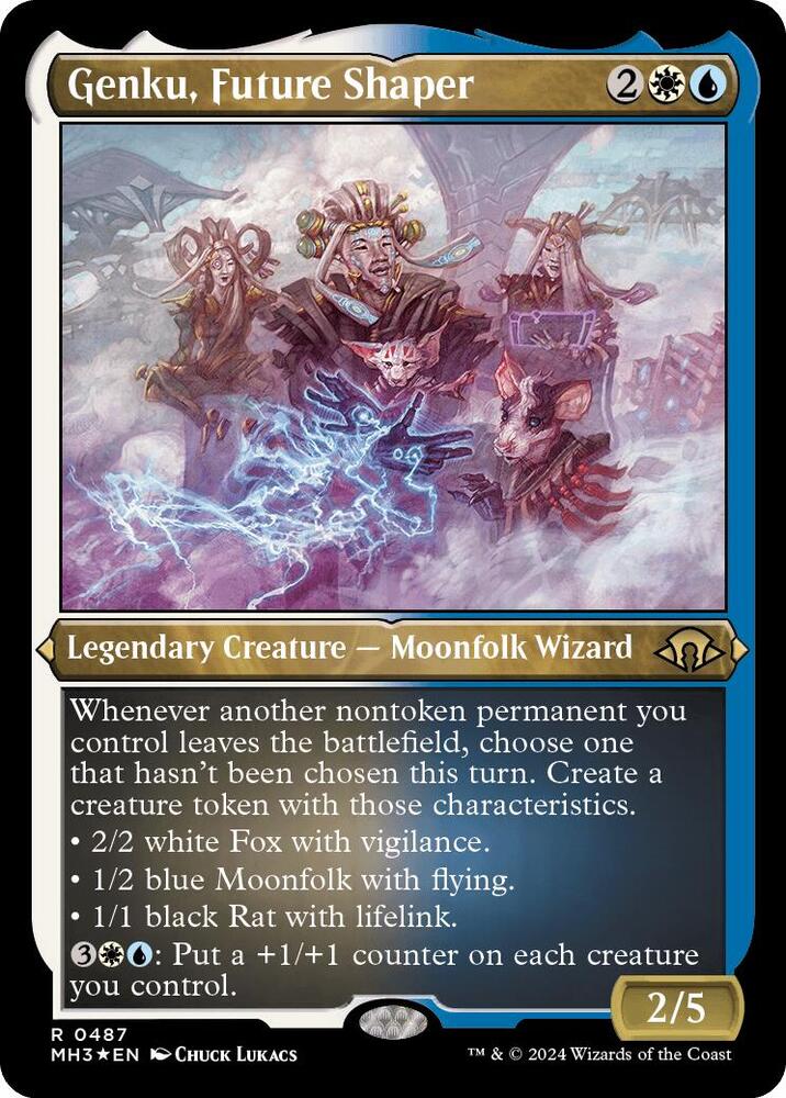 Genku, Future Shaper (Foil Etched) (487) [Modern Horizons 3]