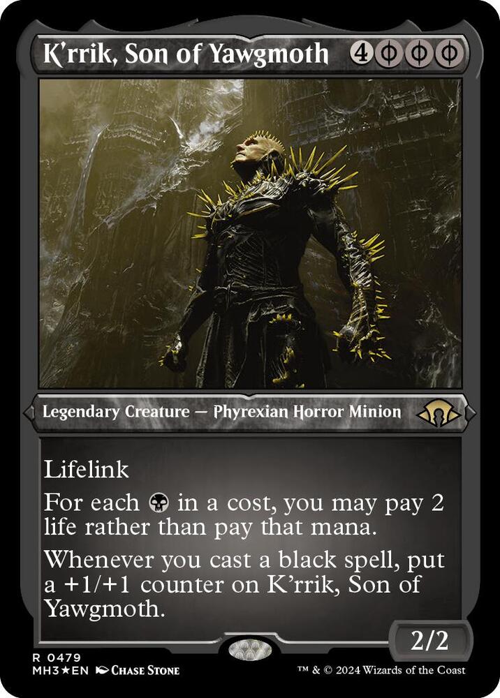 K'rrik, Son of Yawgmoth (Foil Etched) (479) [Modern Horizons 3]