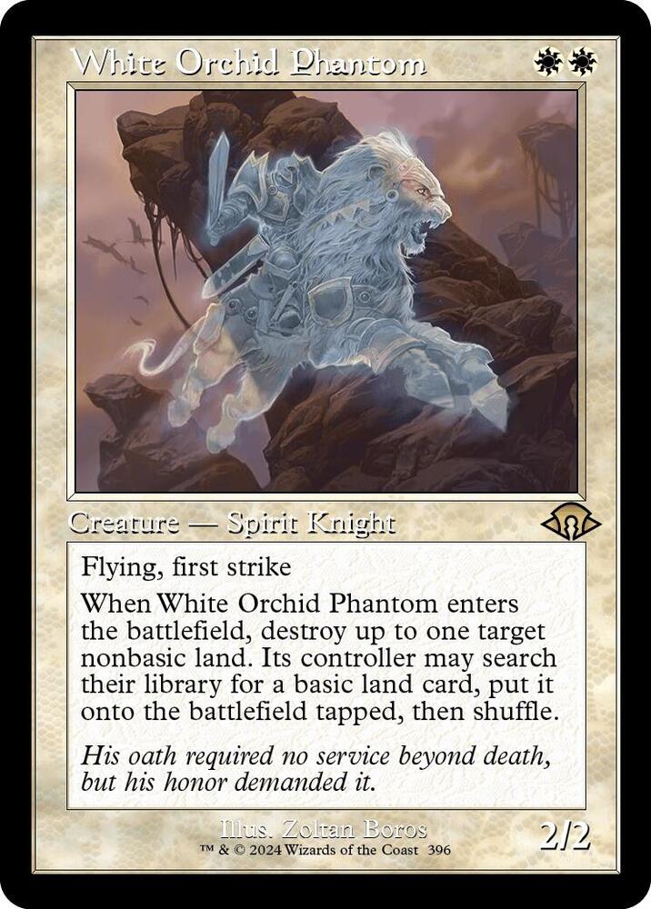 White Orchid Phantom (Retro Frame) (396) [Modern Horizons 3]