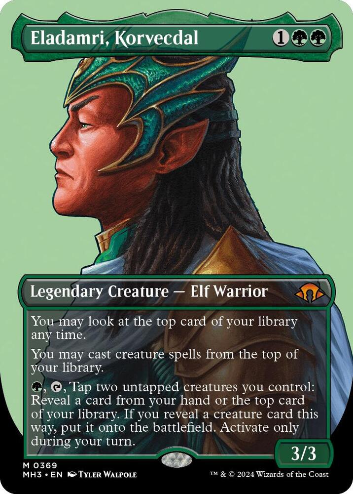 Eladamri, Korvecdal (Borderless) (369) [Modern Horizons 3]