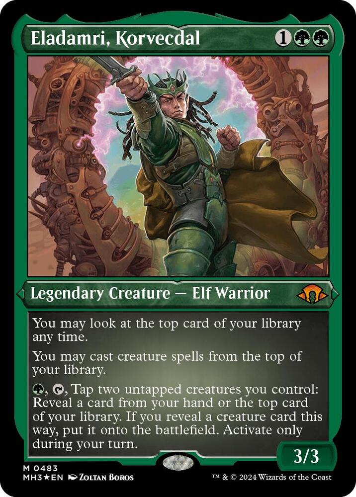 Eladamri, Korvecdal (Foil Etched) (483) [Modern Horizons 3]