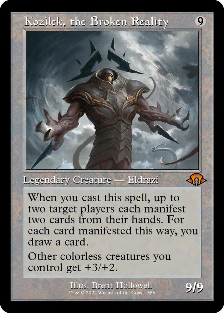 Kozilek, the Broken Reality (Retro Frame) (386) [Modern Horizons 3]