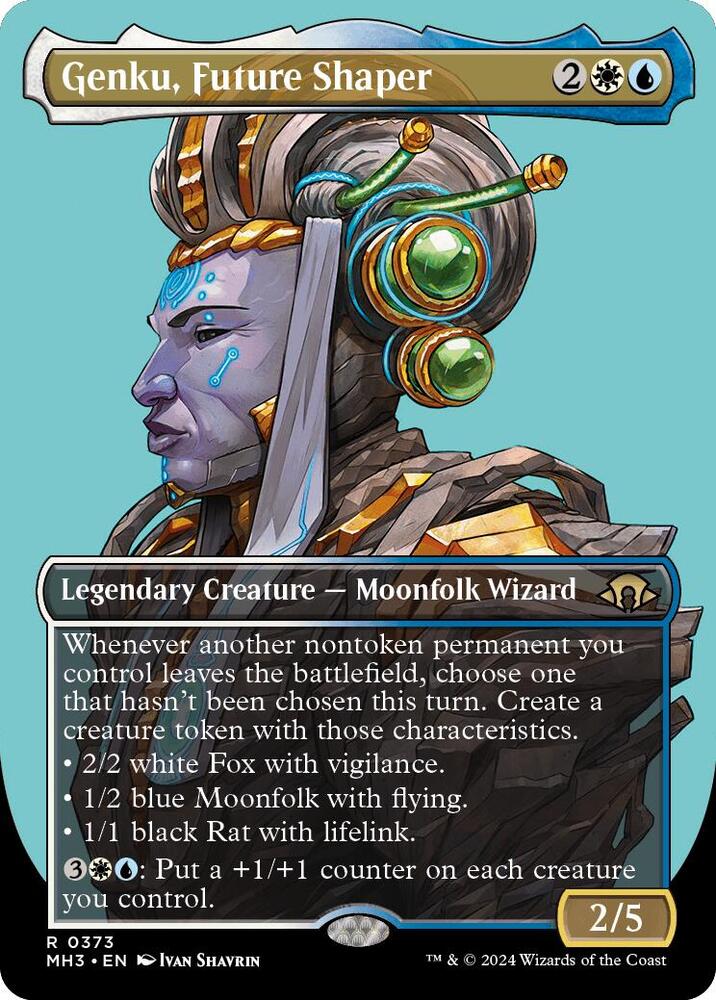 Genku, Future Shaper (Borderless) (373) [Modern Horizons 3]
