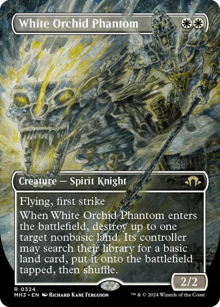 White Orchid Phantom (Borderless) (324) [Modern Horizons 3]