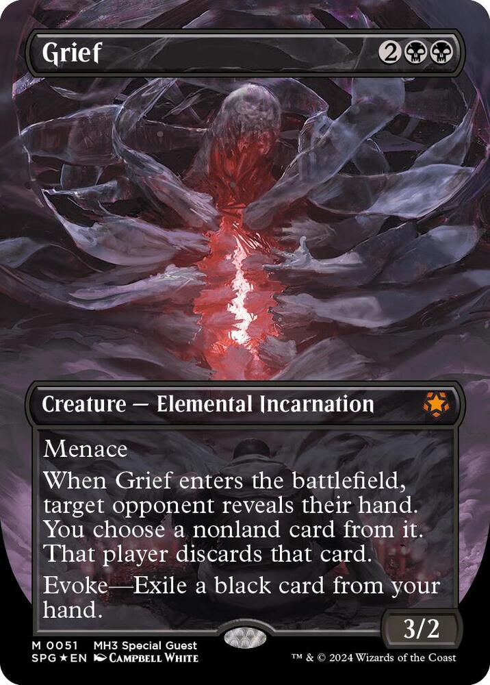 Grief (Borderless) (Textured Foil) (51) [Special Guests]
