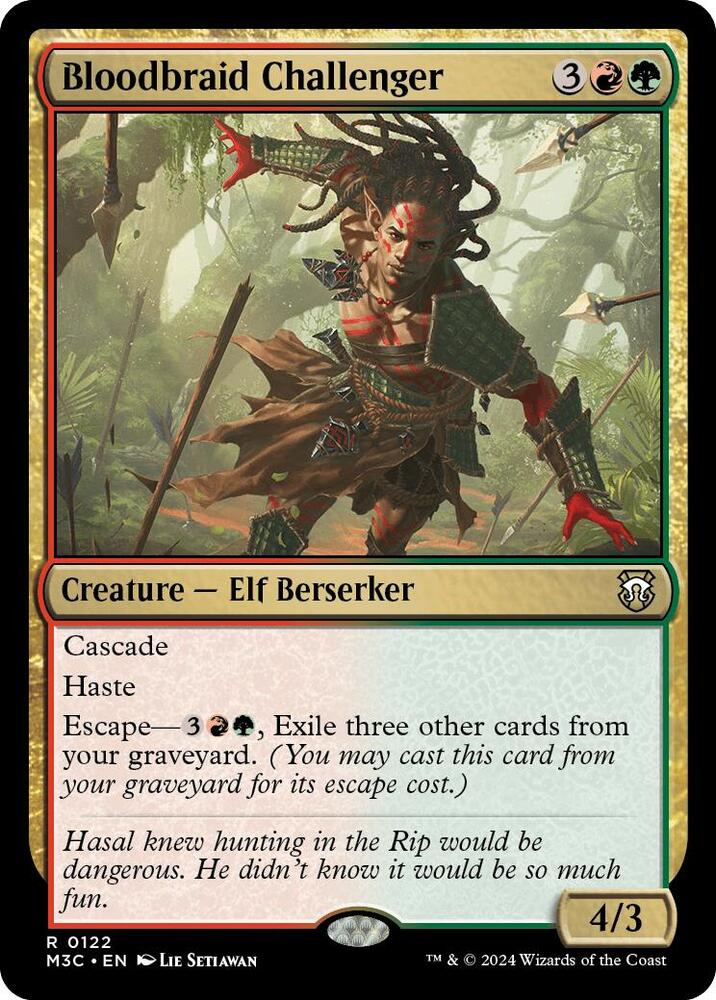 Bloodbraid Challenger (122) [Modern Horizons 3 Commander]