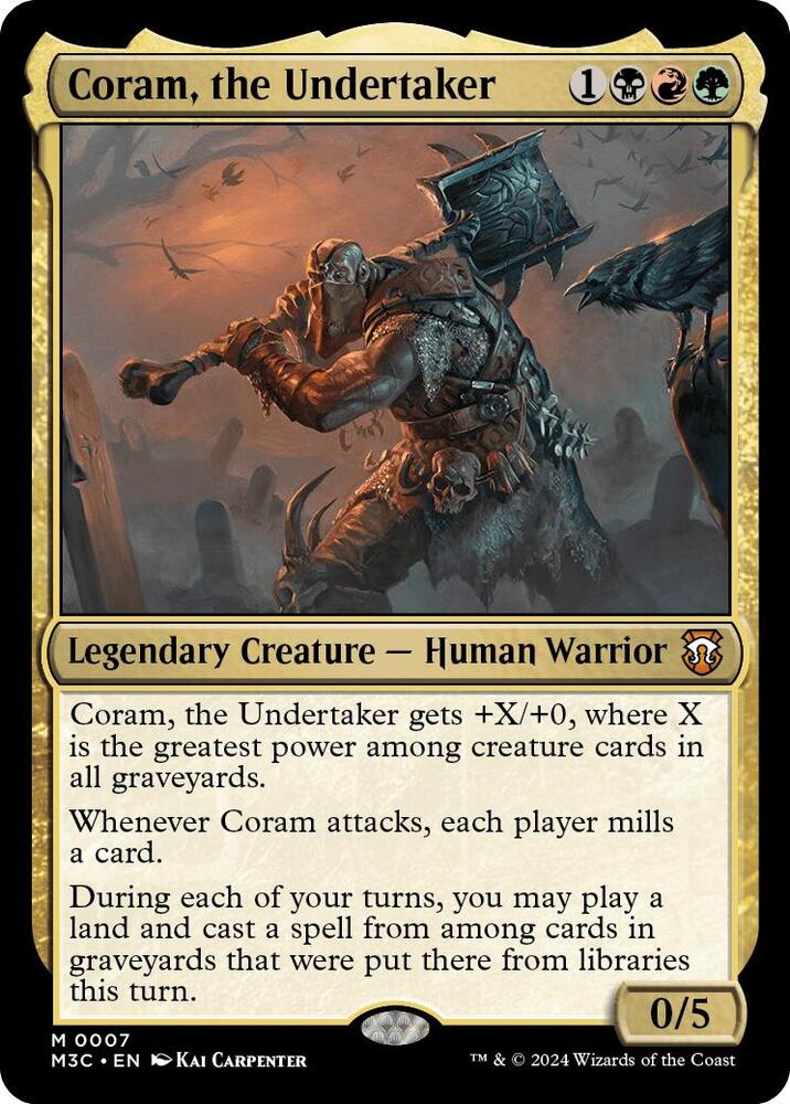 Coram, the Undertaker (7) [Modern Horizons 3 Commander]