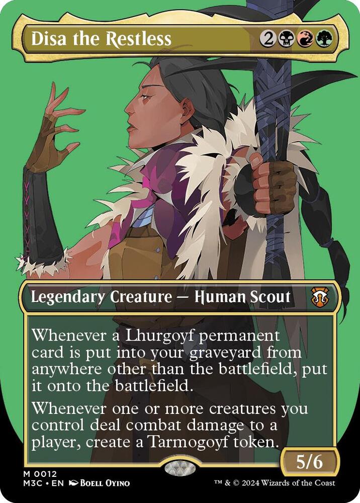Disa the Restless (Borderless) (12) [Modern Horizons 3 Commander]