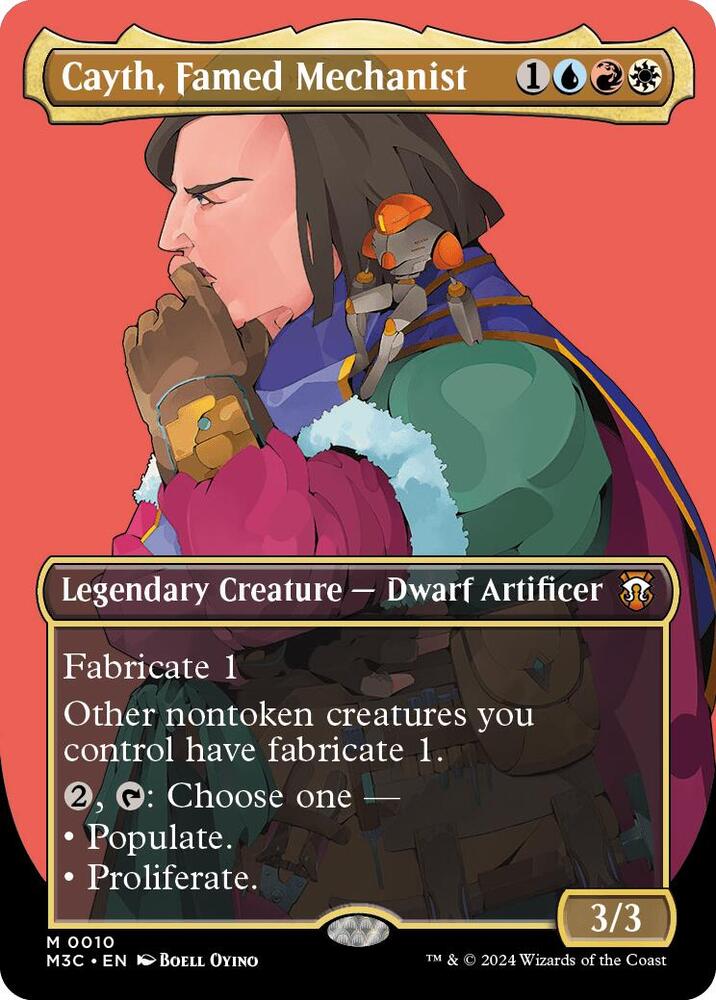 Cayth, Famed Mechanist (Borderless) (10) [Modern Horizons 3 Commander]
