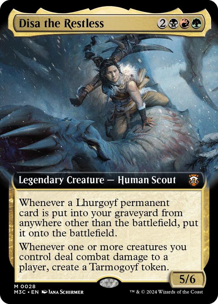 Disa the Restless (Extended Art) (28) [Modern Horizons 3 Commander]