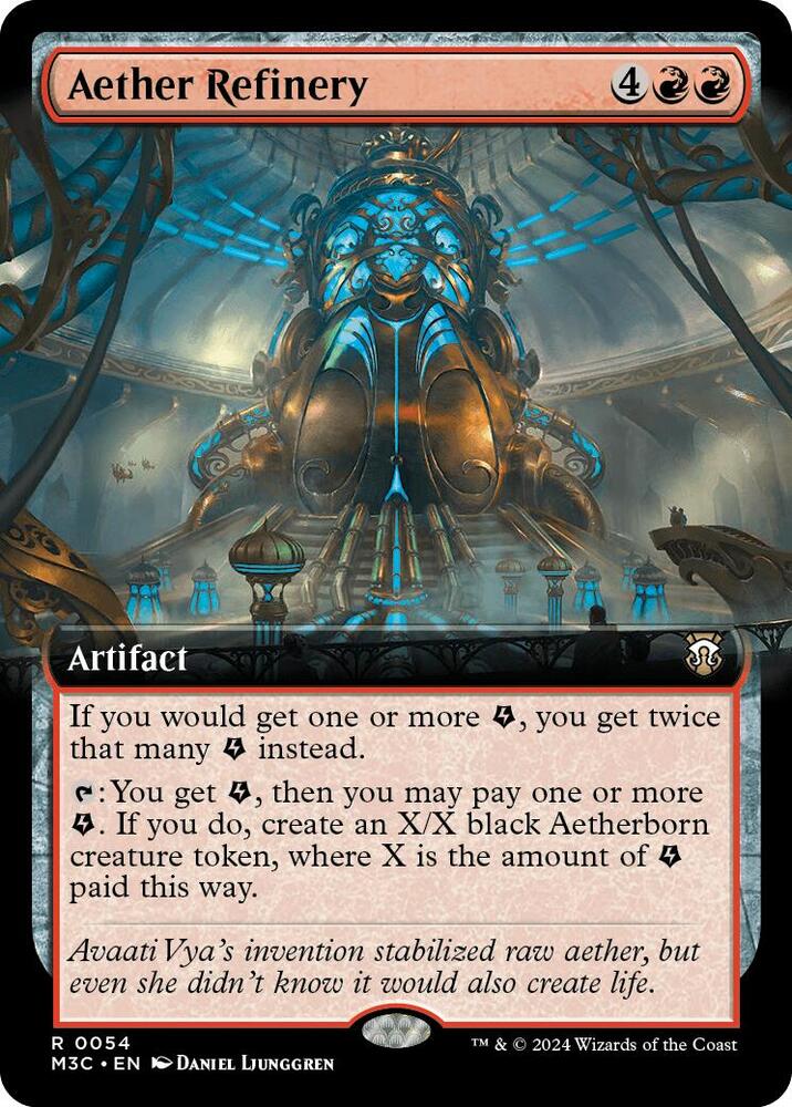 Aether Refinery (Extended Art) (54) [Modern Horizons 3 Commander]