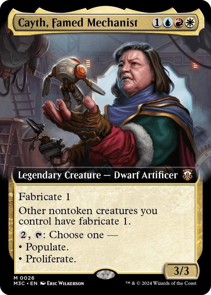 Cayth, Famed Mechanist (Extended Art) (26) [Modern Horizons 3 Commander]