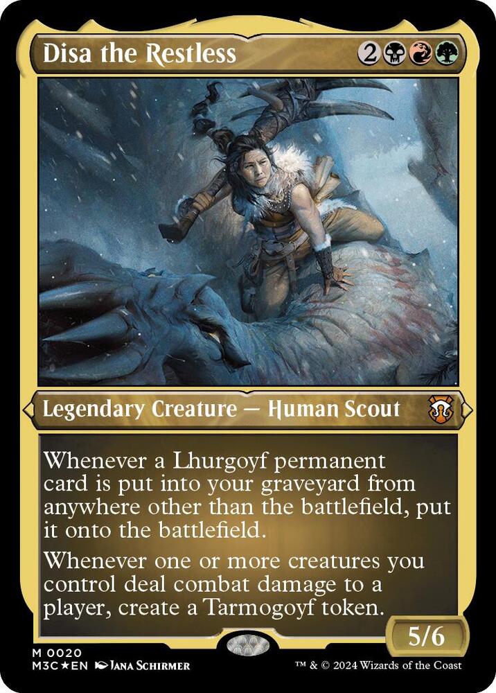 Disa the Restless (Foil Etched) (20) [Modern Horizons 3 Commander]