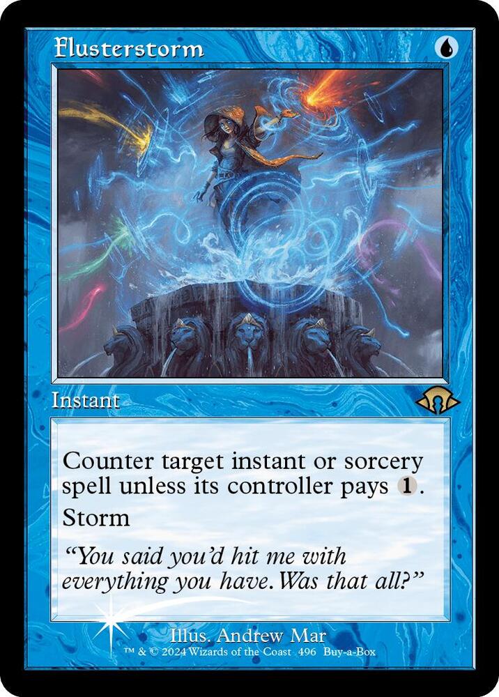 Flusterstorm (Retro Frame) (496) [Buy-A-Box Promos]