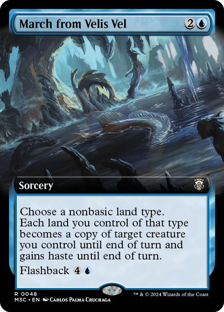 March from Velis Vel (Extended Art) (Ripple Foil) (48) [Modern Horizons 3 Commander]