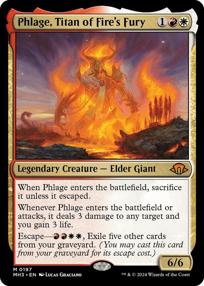 Phlage, Titan of Fire's Fury (197) [Modern Horizons 3]