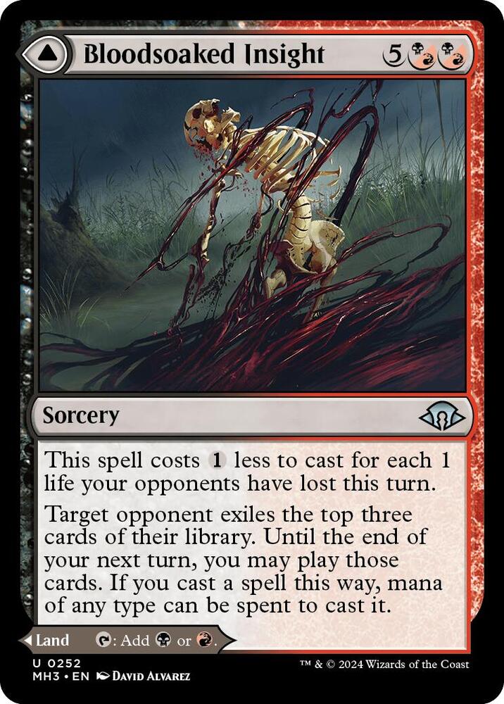 Bloodsoaked Insight (252) [Modern Horizons 3]