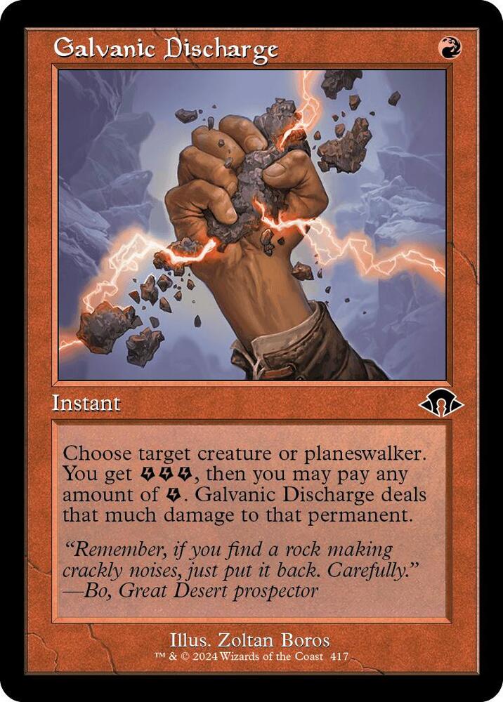 Galvanic Discharge (Retro Frame) (417) [Modern Horizons 3]