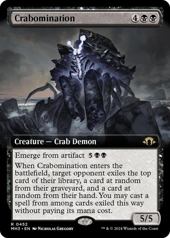Crabomination (Extended Art) (452) [Modern Horizons 3]