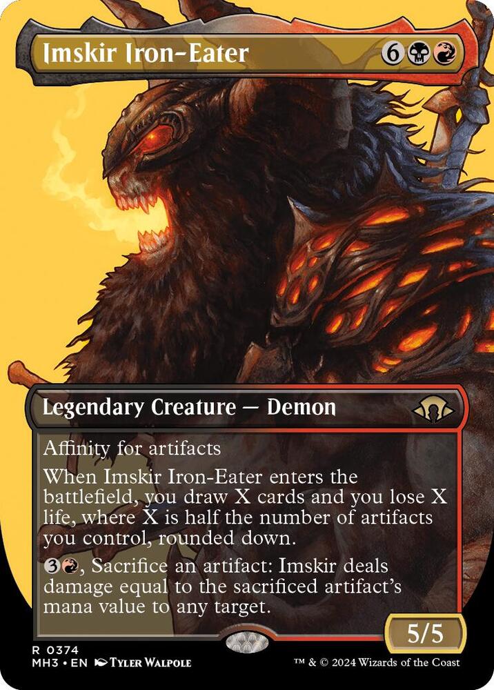 Imskir Iron-Eater (Borderless) (374) [Modern Horizons 3]