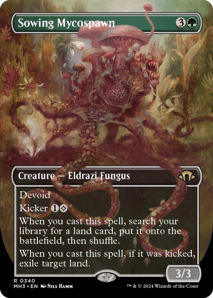 Sowing Mycospawn (Borderless) (340) [Modern Horizons 3]