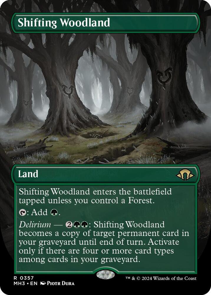 Shifting Woodland (Borderless) (357) [Modern Horizons 3]
