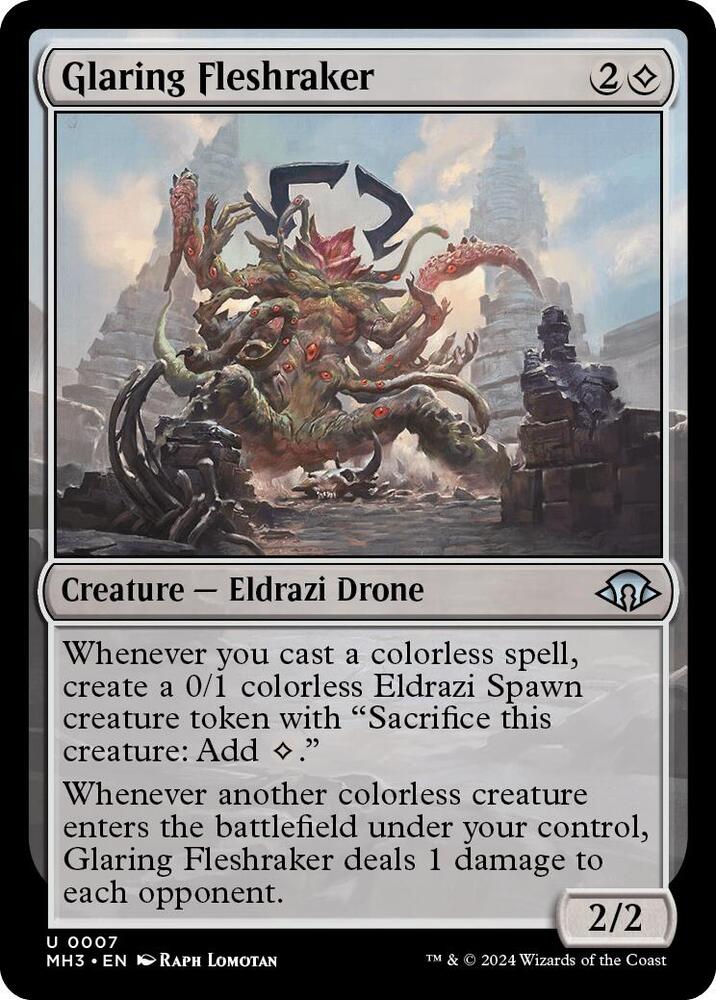 Glaring Fleshraker (7) [Modern Horizons 3]