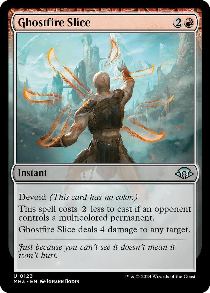 Ghostfire Slice (123) [Modern Horizons 3]