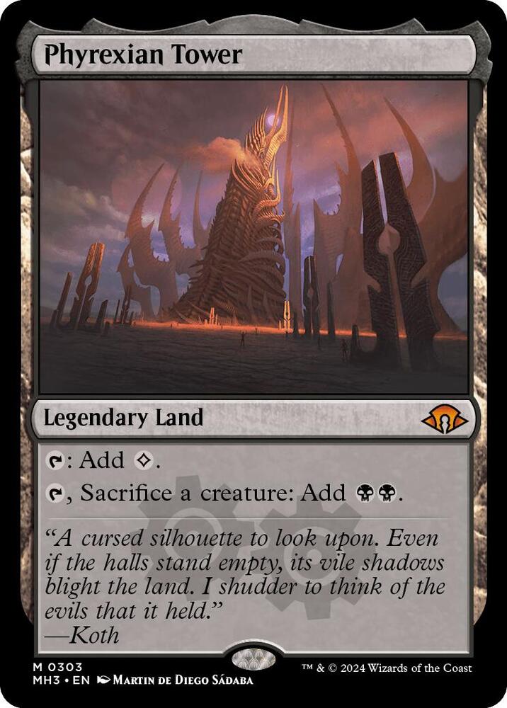 Phyrexian Tower (303) [Modern Horizons 3]