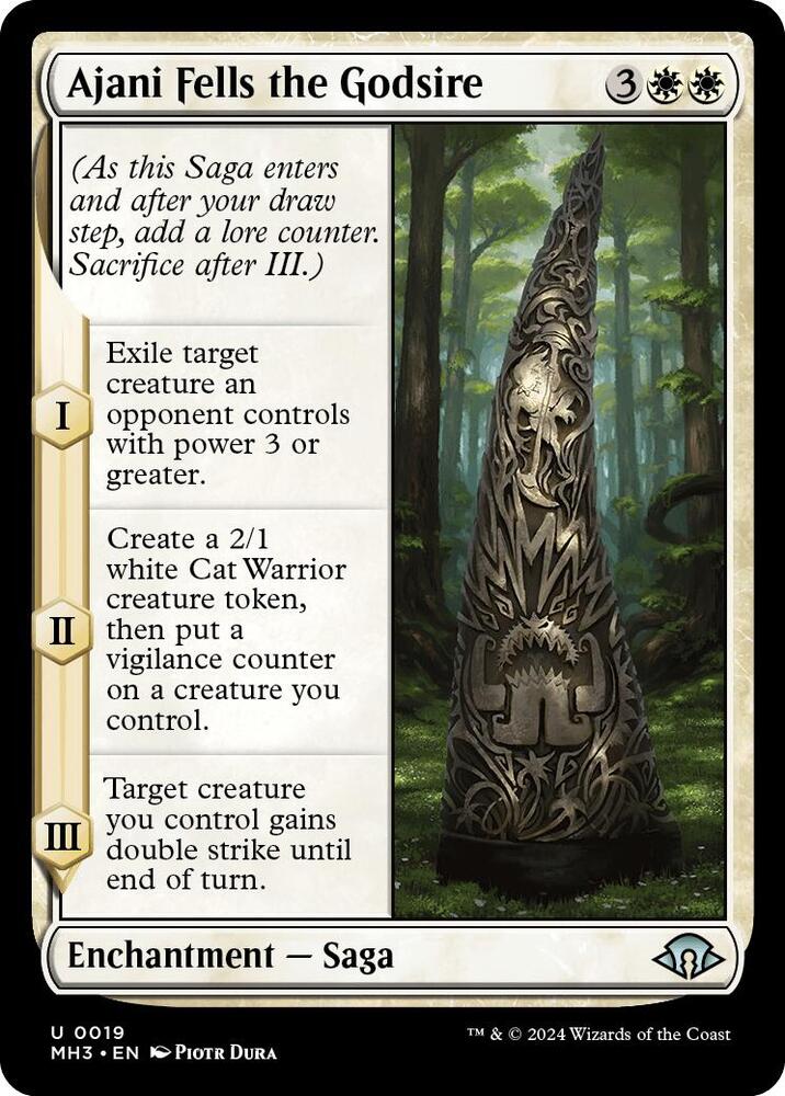 Ajani Fells the Godsire (19) [Modern Horizons 3]