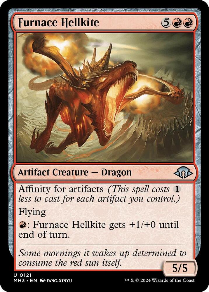 Furnace Hellkite (121) [Modern Horizons 3]