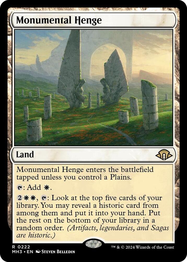 Monumental Henge (222) [Modern Horizons 3]