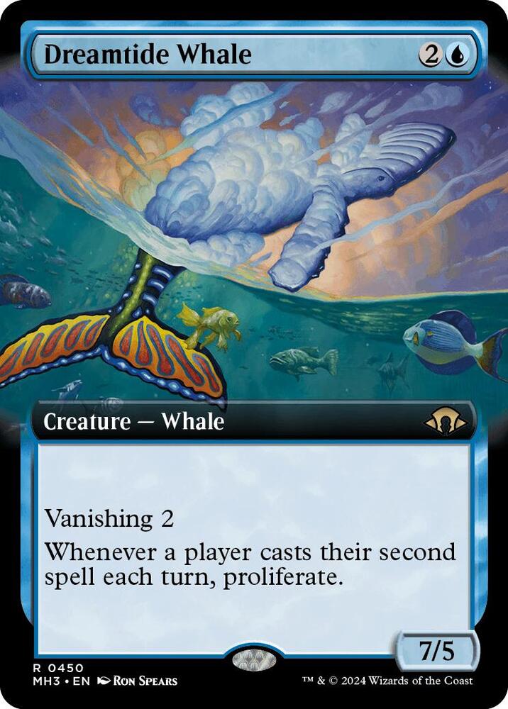 Dreamtide Whale (Extended Art) (450) [Modern Horizons 3]